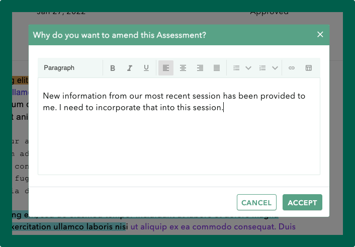Client's Chart Reader - Amend justification modal.png